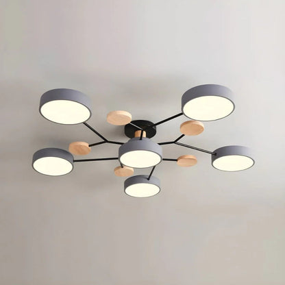 Energy Efficient Semi Flush Ceiling Light LED Chandelier - Image 32