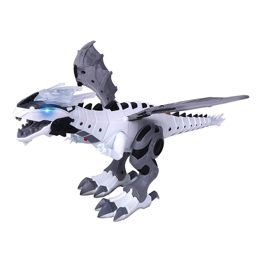 Dragon Toy That Walks Flaps Its Wings and Sprays Water Mist in White Or Green