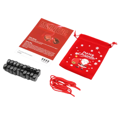 Magnetic Placement Strategy Game with Adjustable Rope Boundary and Storage Bag