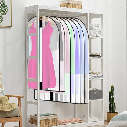 Garment Bag for Long Dresses with Stainless Steel Zipper and Dual Handles, 71 Inches