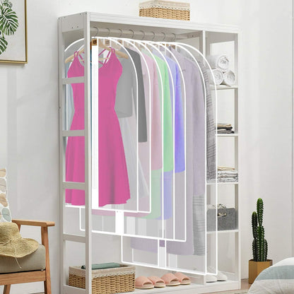 Garment Bag for Long Dresses with Stainless Steel Zipper and Dual Handles, 71 Inches