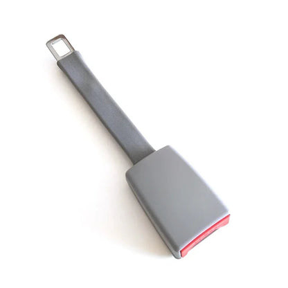 11 Inch Raised Seat Belt Extender with Rigid Stem and Click In Connection in Gray, Black or Beige