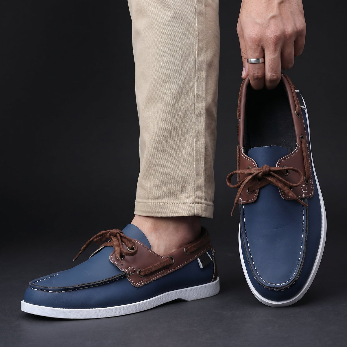 Slip On Loafers with Cushioned Footbed and Grip Sole for Everyday Wear