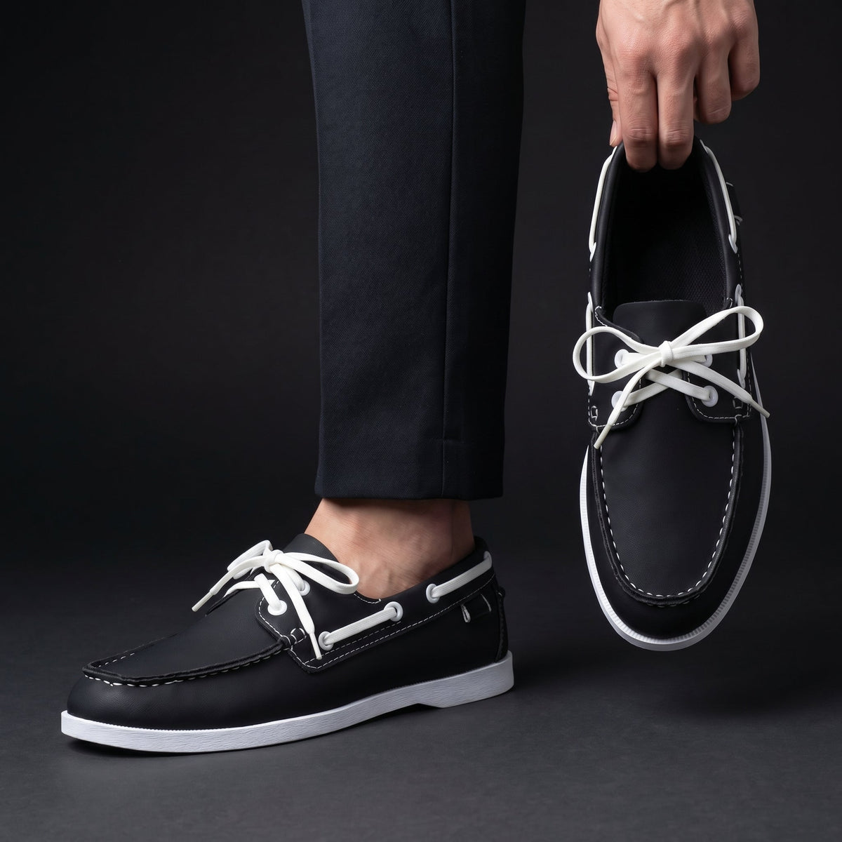 Slip On Loafers with Cushioned Footbed and Grip Sole for Everyday Wear