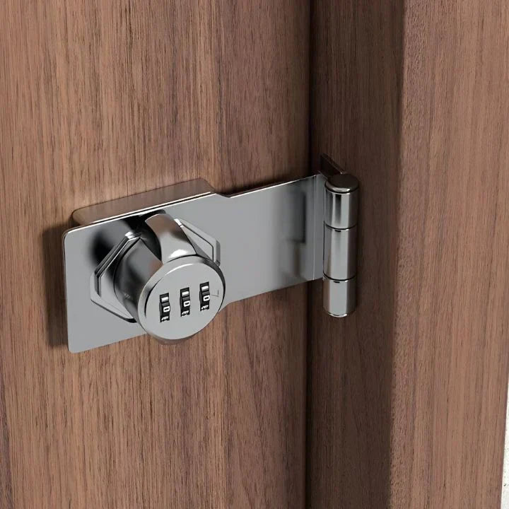 Keyless Combination Lock for Doors with a Customizable Code and DIY Installation