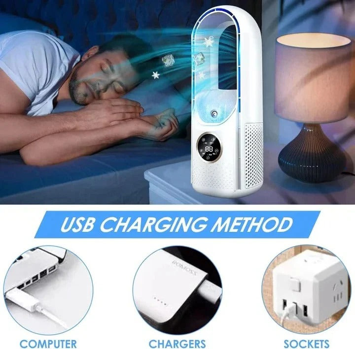 Blade Free Silent Portable Air Conditioner