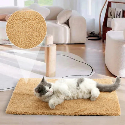 Cat Heating Pad and Dog Warming Pad, Non-Electric & Washable