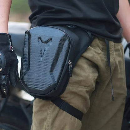 Motorcycle Leg Bag Waterproof with Secure Storage