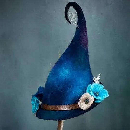 Classic Felt Witch Hats for Halloween Parties & Costumes