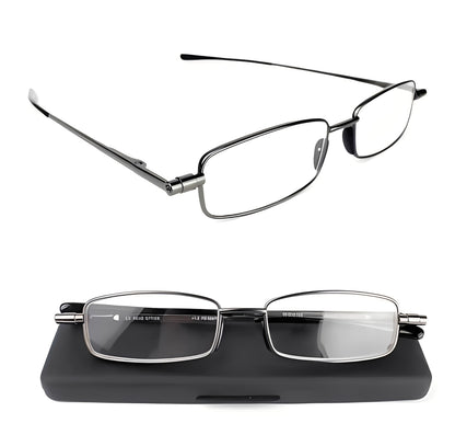 Lightweight Folding Reading Glasses with Compact Design