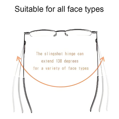 Lightweight Folding Reading Glasses with Compact Design