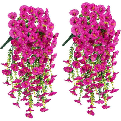 Artificial Morning Glory Hanging Vines for Outdoors