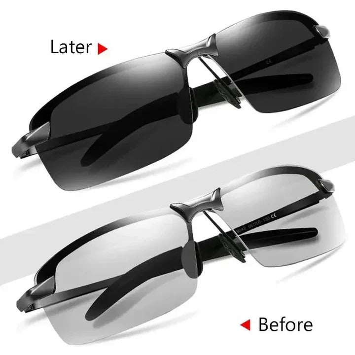 Light-Adaptive Polarized Sunglasses for Outdoor Activities
