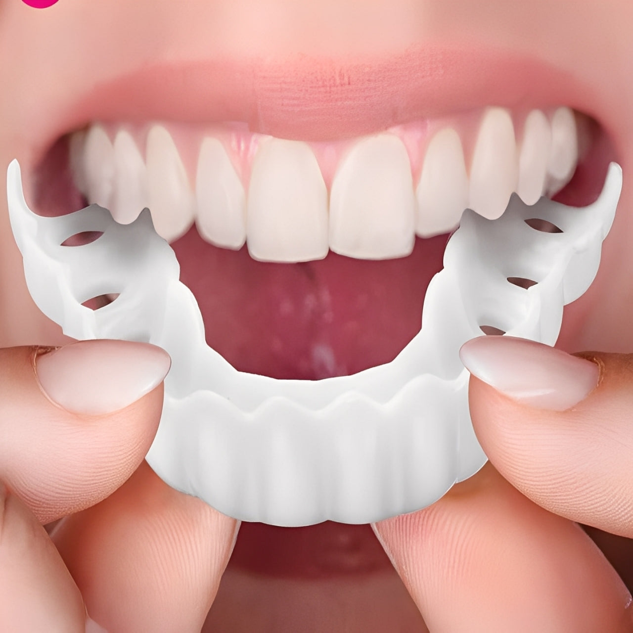 Adjustable Cosmetic Smile Veneers, Upper & Lower Set