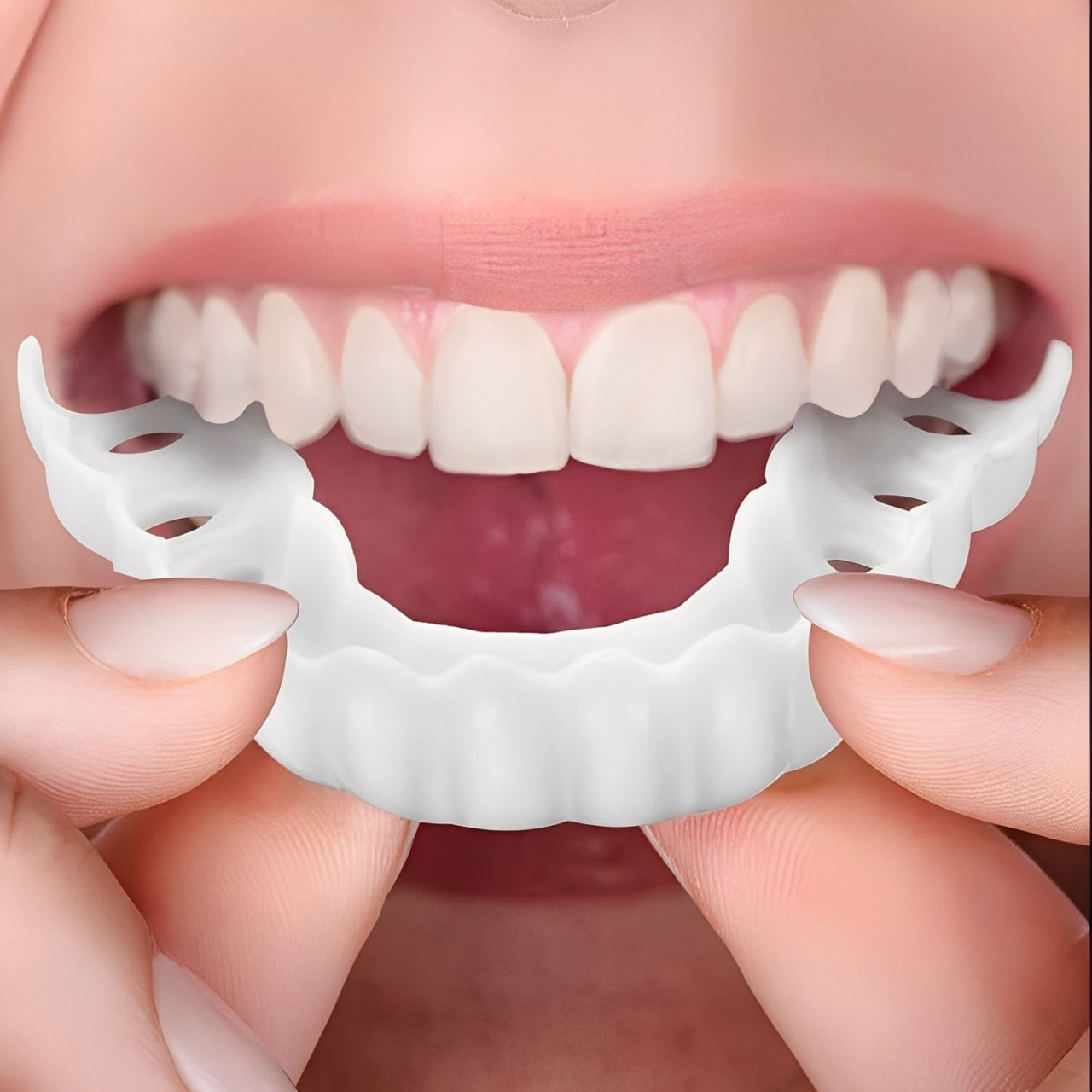 Adjustable Cosmetic Smile Veneers, Upper & Lower Set