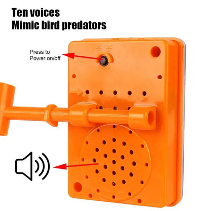 Solar Powered 360° Bird Repeller with Reflective Spinning Design