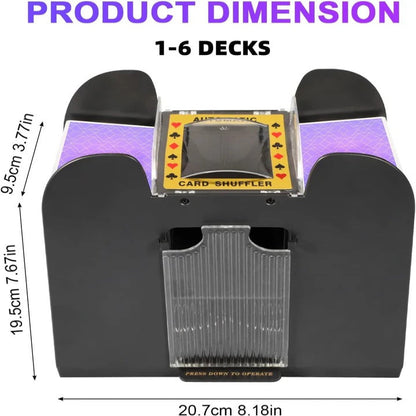 Electric Automatic Card Shuffler for Playing Cards