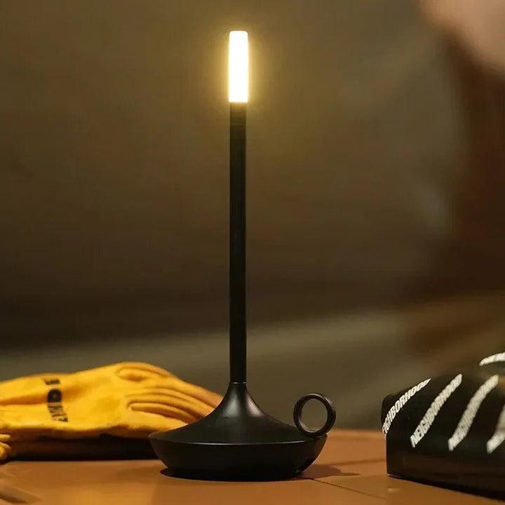 LED Touch Table Lamp with Rechargeable Battery for Home Use