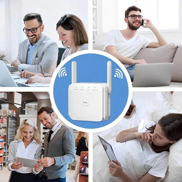 High Performance WiFi Signal Booster with Long Range Extension