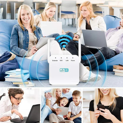 High Performance WiFi Signal Booster with Long Range Extension