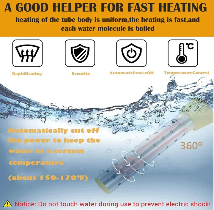 Portable Electric Immersion Water Heater For Home