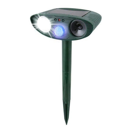 Solar-Powered Rabbit Repeller – Ultrasonic Humane Pest Deterrent
