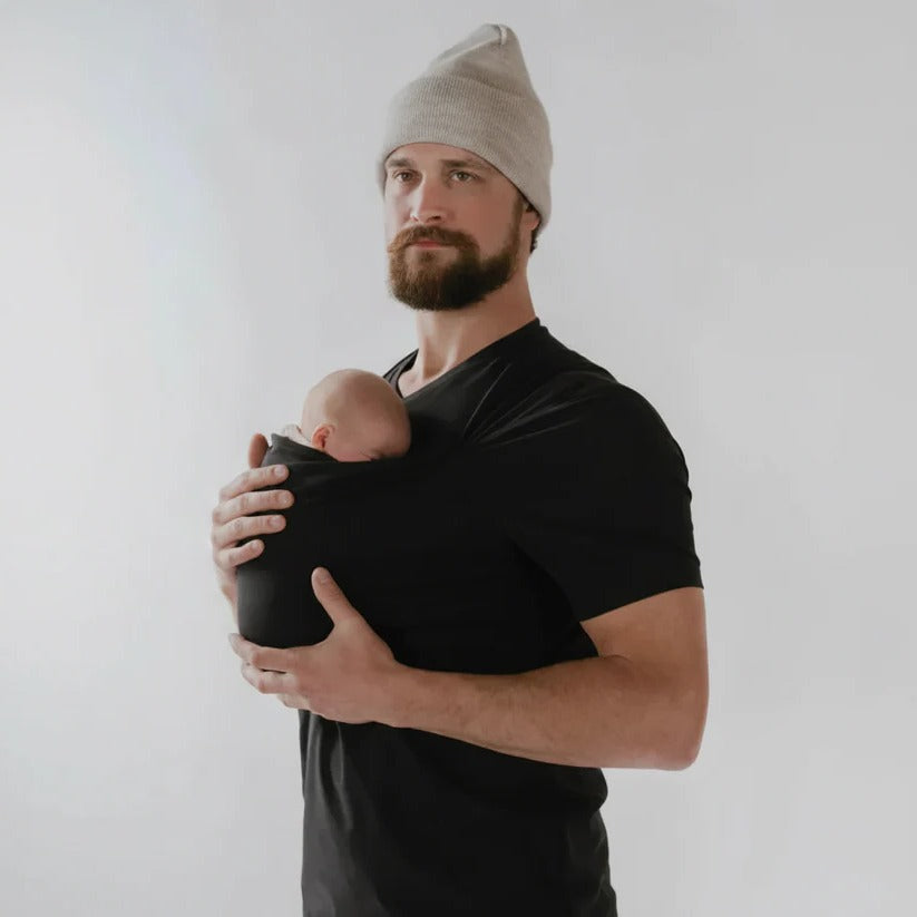 Cotton Babywearing Tee with Built In Pouch and Stretch Cotton Fabric