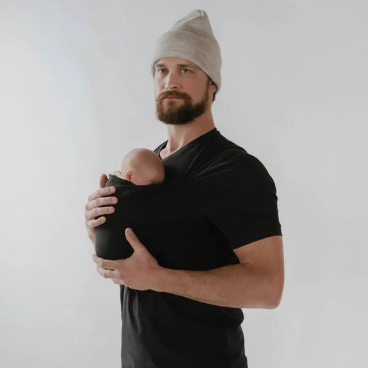 Cotton Babywearing Tee with Built In Pouch and Stretch Cotton Fabric