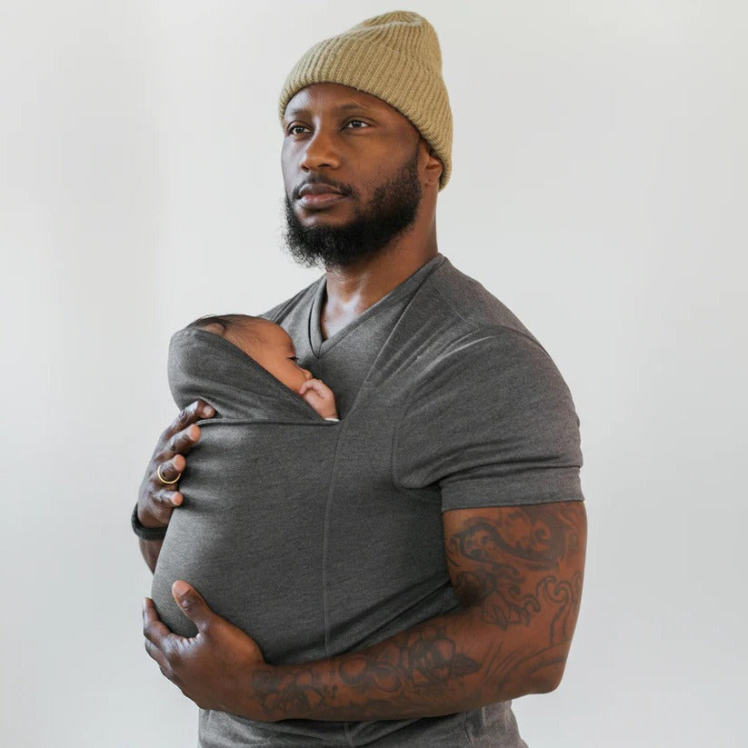 Cotton Babywearing Tee with Built In Pouch and Stretch Cotton Fabric