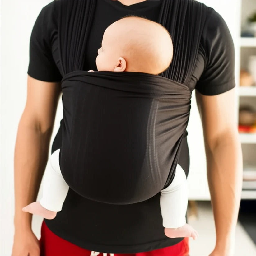 Cotton Babywearing Tee with Built In Pouch and Stretch Cotton Fabric