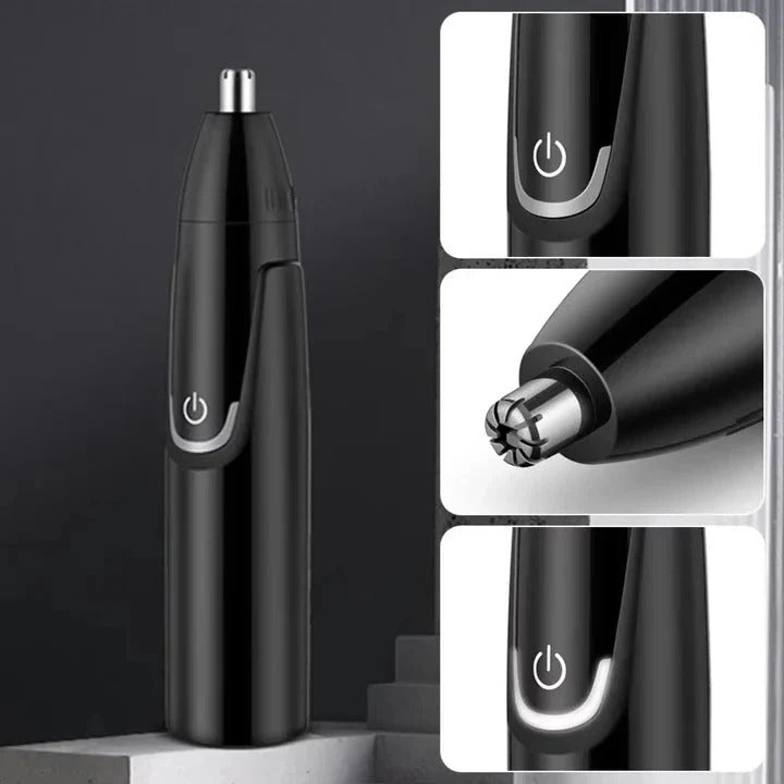 Nose and Ear Hair Trimmer with Washable Head