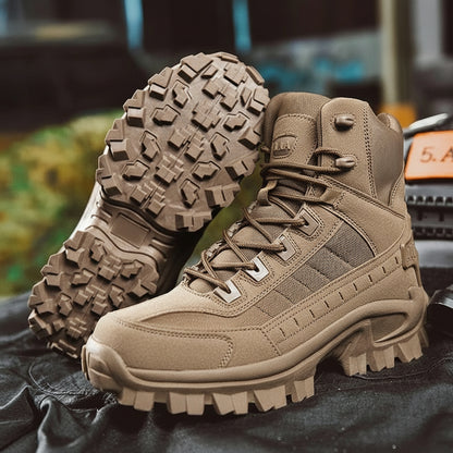 Men's Winter Boots with Lace Up Design