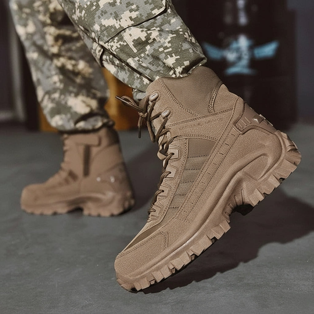 Men's Winter Boots with Lace Up Design