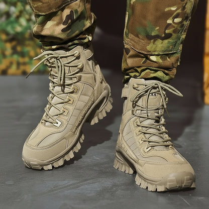 Men's Winter Boots with Lace Up Design