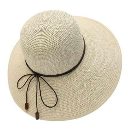Women’s Wide Brim Hat With Adjustable Fit and Foldable Design