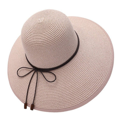 Women’s Wide Brim Hat With Adjustable Fit and Foldable Design