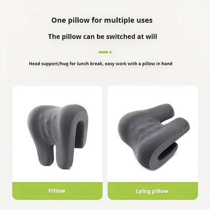 Adjustable Headrest Pillow for Office Chairs with Removable Cover
