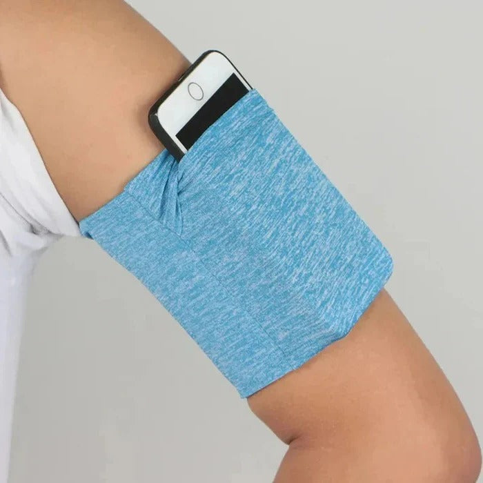 Fitness Arm Bag with Adjustable Phone Pouch for Running and Workouts