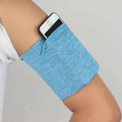Fitness Arm Bag with Adjustable Phone Pouch for Running and Workouts