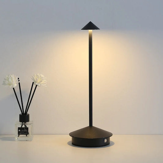Cordless LED Desk Lamp Touch Control Dimmable 3 Light Settings