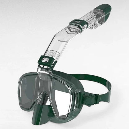 Snorkeling Mask with Dry Top Tube and Adjustable Strap Design