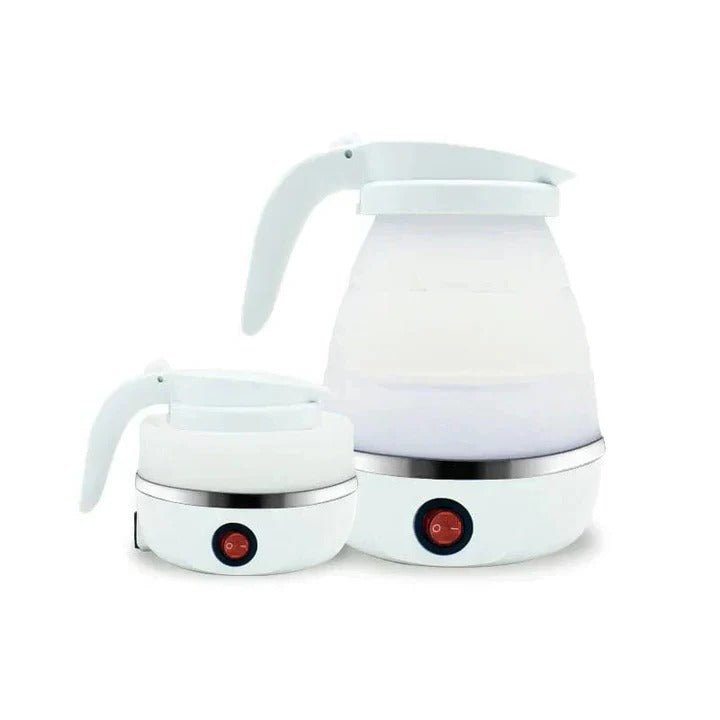 Portable and Foldable Kettle with Electric Plug In Design