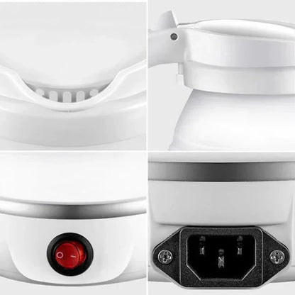 Portable and Foldable Kettle with Electric Plug In Design