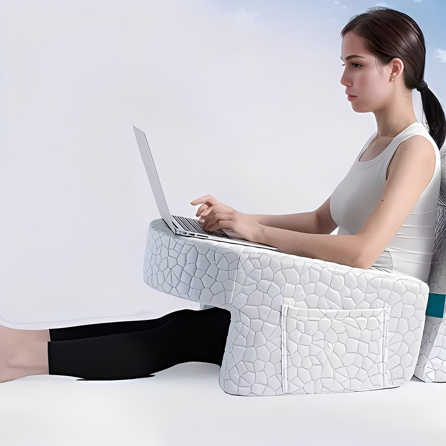 Reading Pillow with Memory Foam and Washable Cover