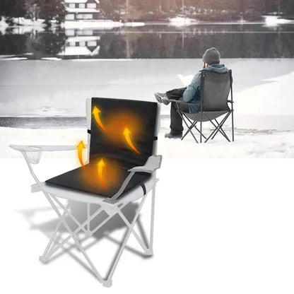 Foldable Heated Seat Cushion with 3 Level Temperature Controller Pad
