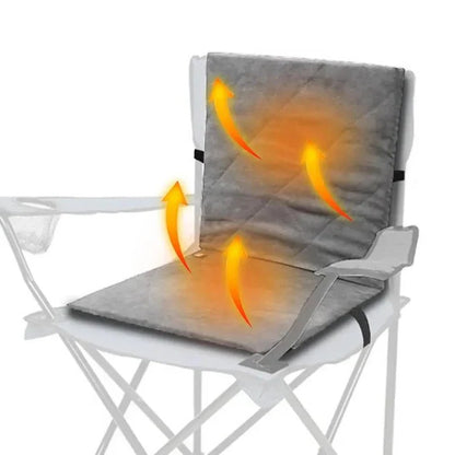 Foldable Heated Seat Cushion with 3 Level Temperature Controller Pad
