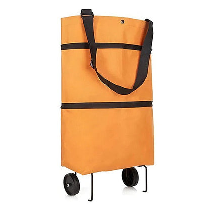 Foldable Shopping Cart for Portable Use and Storage