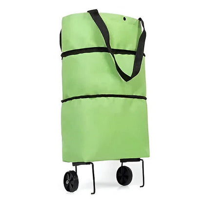 Foldable Shopping Cart for Portable Use and Storage