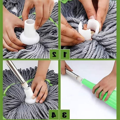 Self Wringing Microfiber Floor Mop, 360 Degree Rotating Cleaning Head