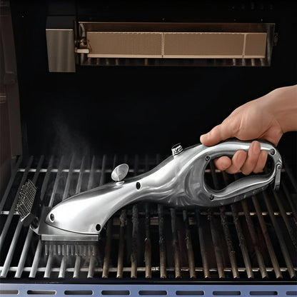 Grill Cleaning Brush with Steam-Use Design and Scraper
